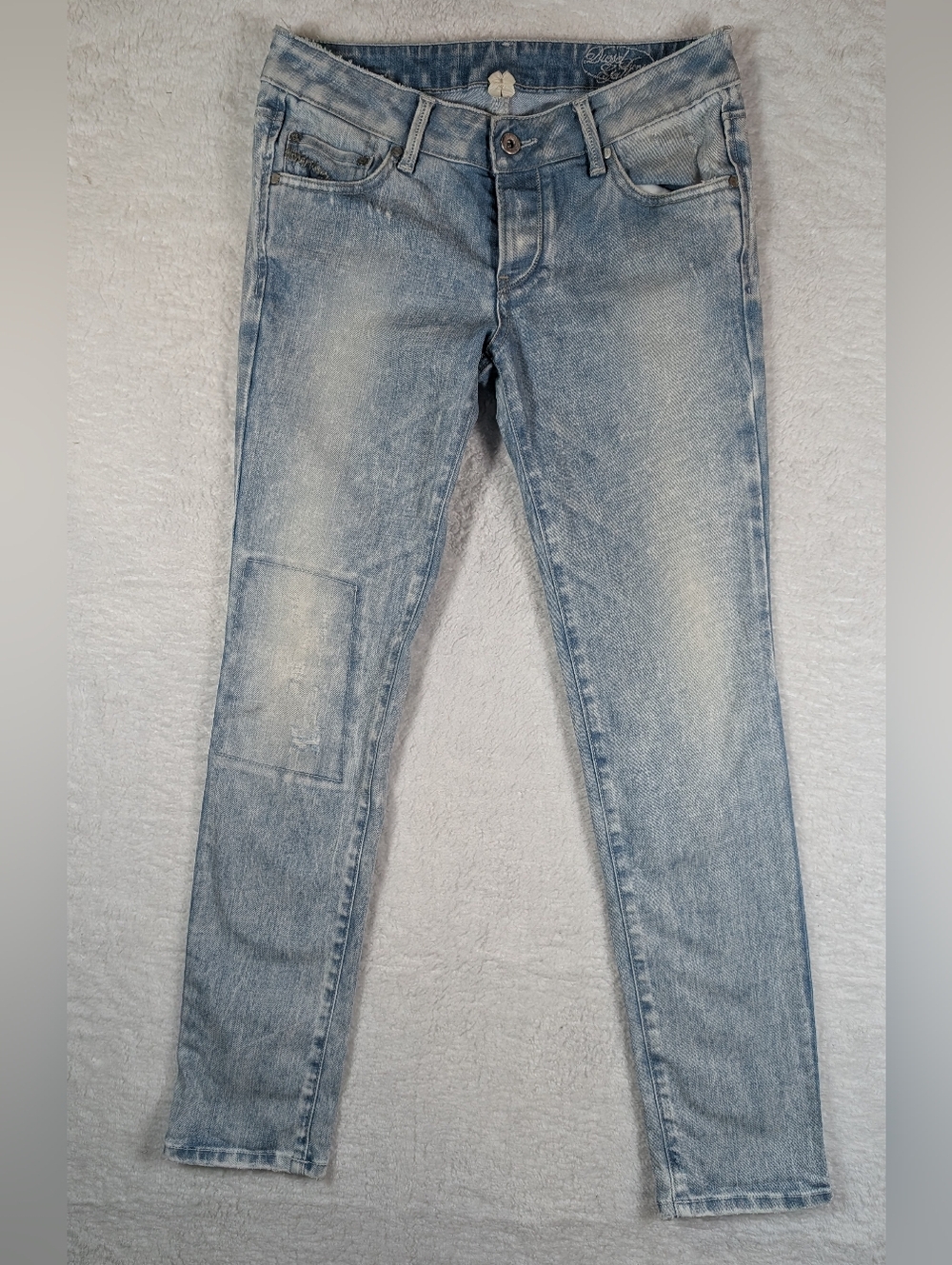72-Diesel Denim Light Wash Skinny Jeans Limited Editions